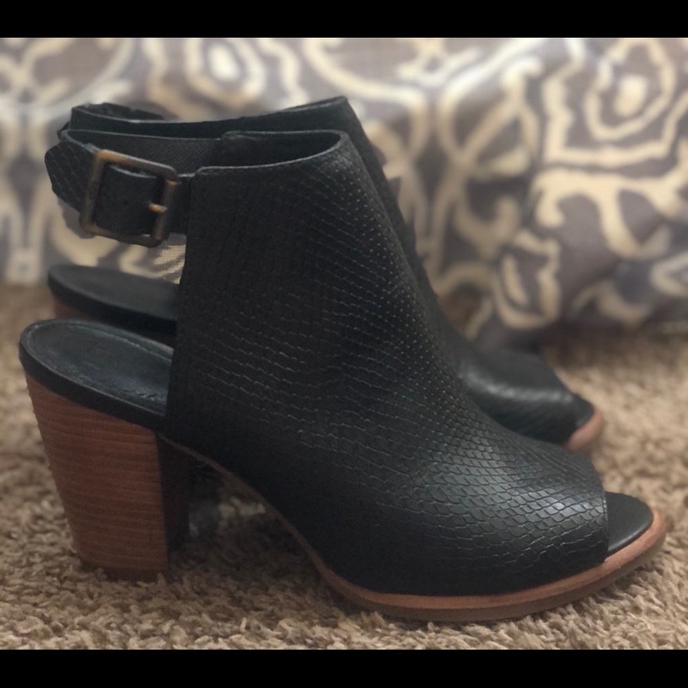 UGG peep toe booties